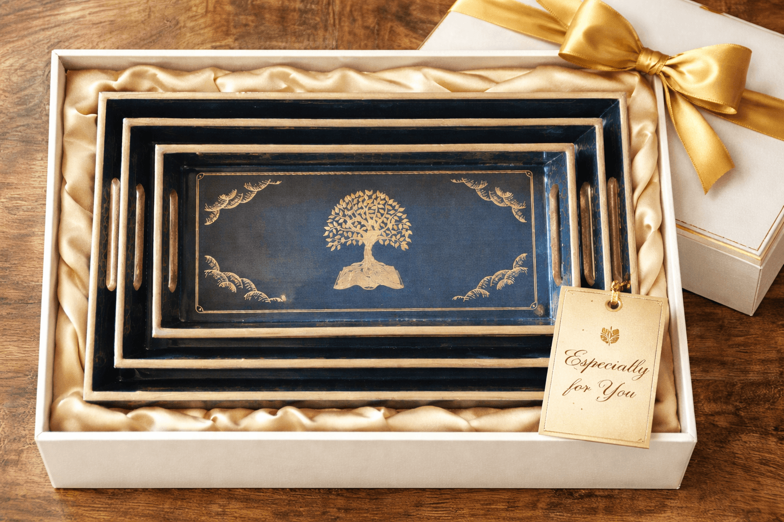 MDF Serving Tray Set of 3